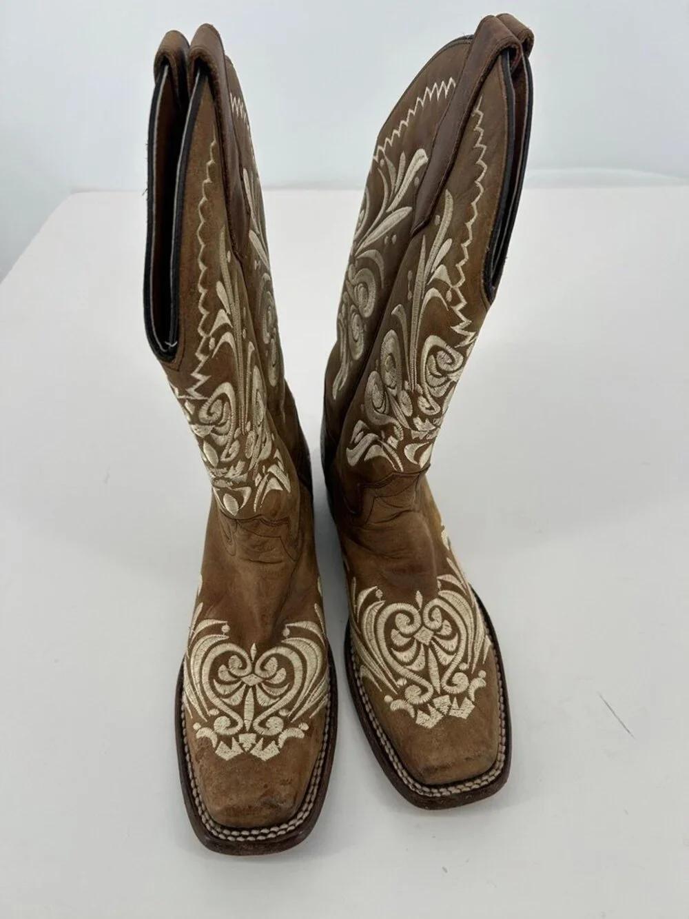 Circle G by Corral Brown Embroidered Western Cowboy Boot Women 9 Country Concert - Picture 5 of 9